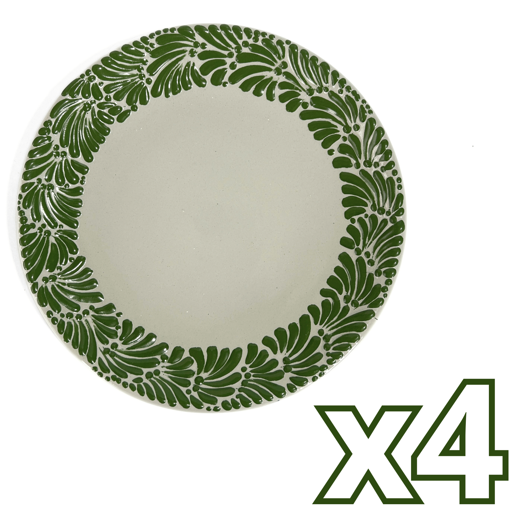 PLATO PLANO FONDO TRADICIONAL MIK CENEFA VERDE BANDERA