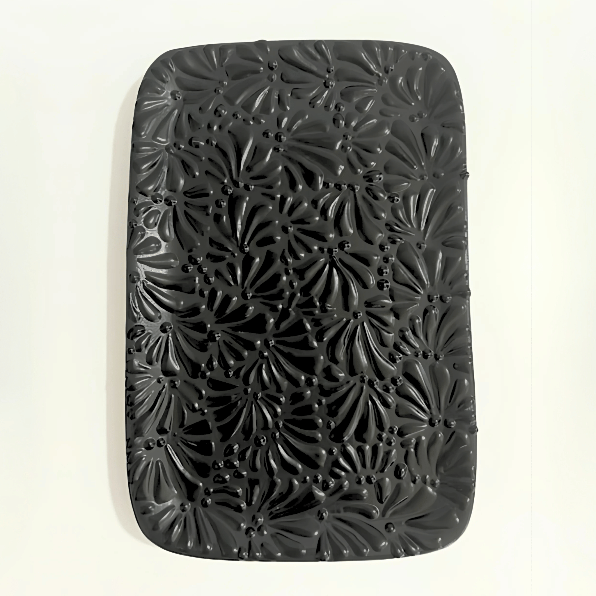 CHAROLA RECTANGULAR PLANA SUPER BLACK MIK