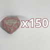 ALHAJERO GRANDE 16 CARACTERES FORMA DE CORAZON FONDO TRADICIONAL MIK ROSA