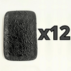 CHAROLA RECTANGULAR PLANA SUPER BLACK MIK