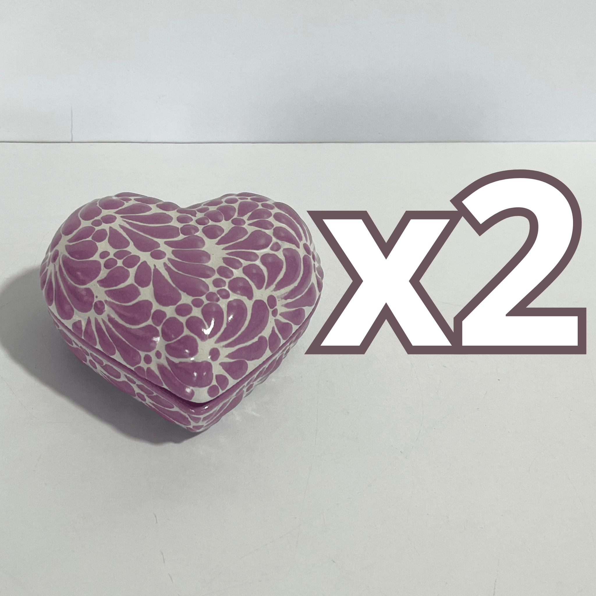 ALHAJERO GRANDE FORMA DE CORAZON FONDO TRADICIONAL MIK MORADO