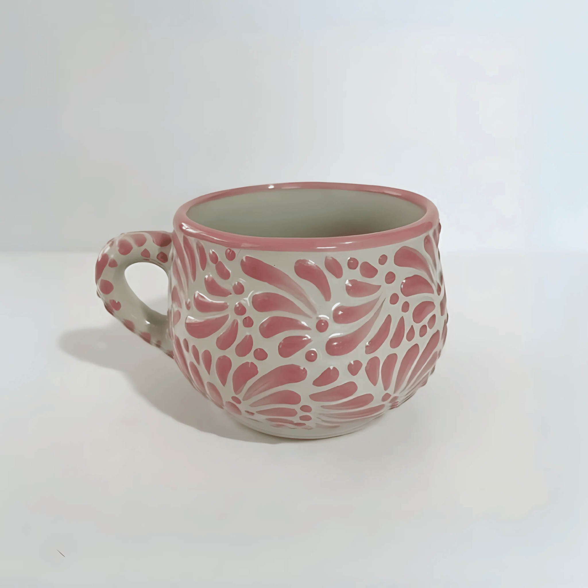 TAZA CHOCOLATERA MEDIANA FONDO TRADICIONAL MIK ROSA