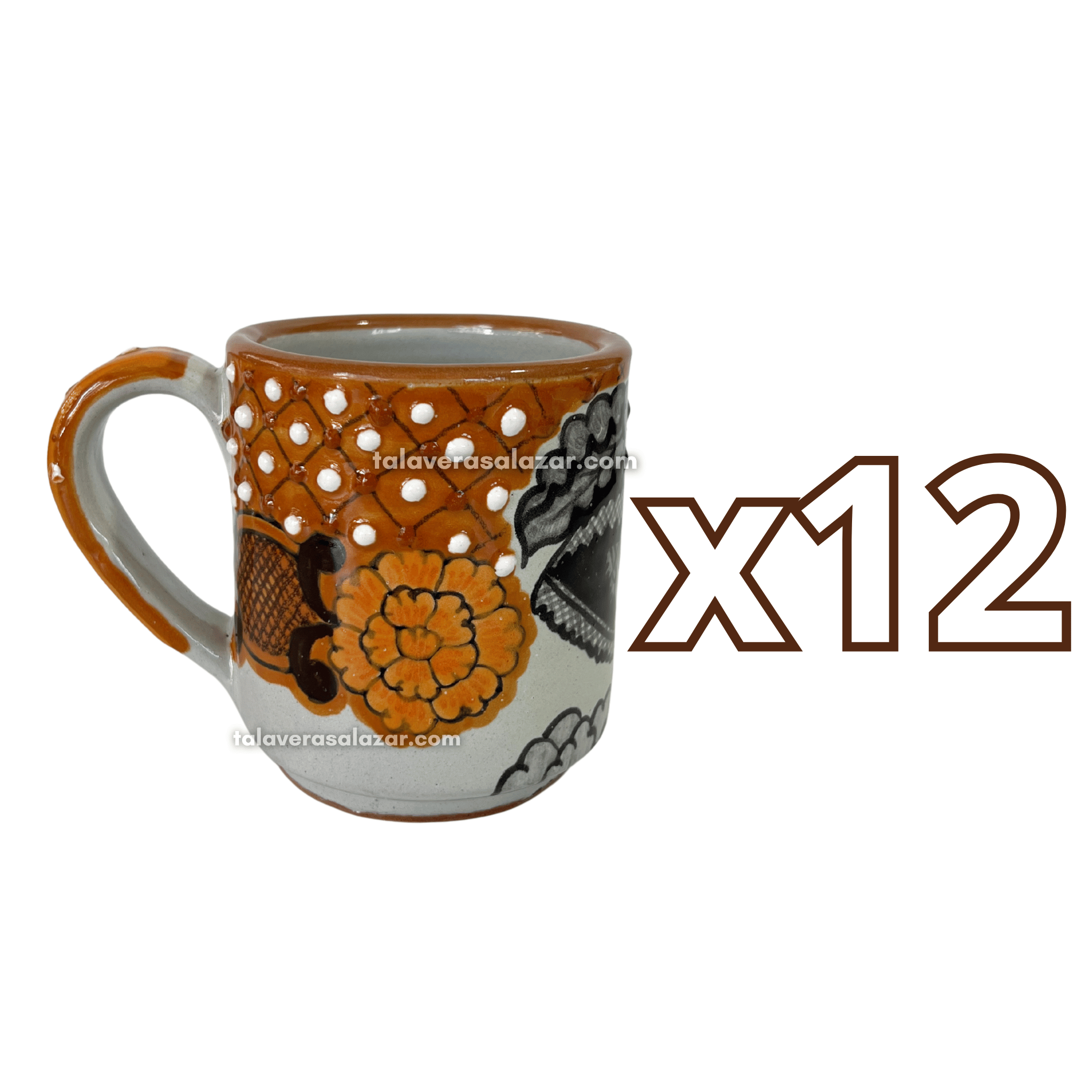 TAZA RECTA ESTANDAR CATRINA CEMPASUCHIL