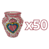 CANTARITO NO PERSONALIZADO FONDO TRADICIONAL MIK ROSA SAGRADO CORAZON ROSA