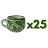 TAZA CHOCOLATERA MEDIANA FONDO TRADICIONAL MIK VERDE BANDERA