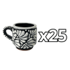 TAZA EXPRESO FONDO NEGRO MIK BLANCO