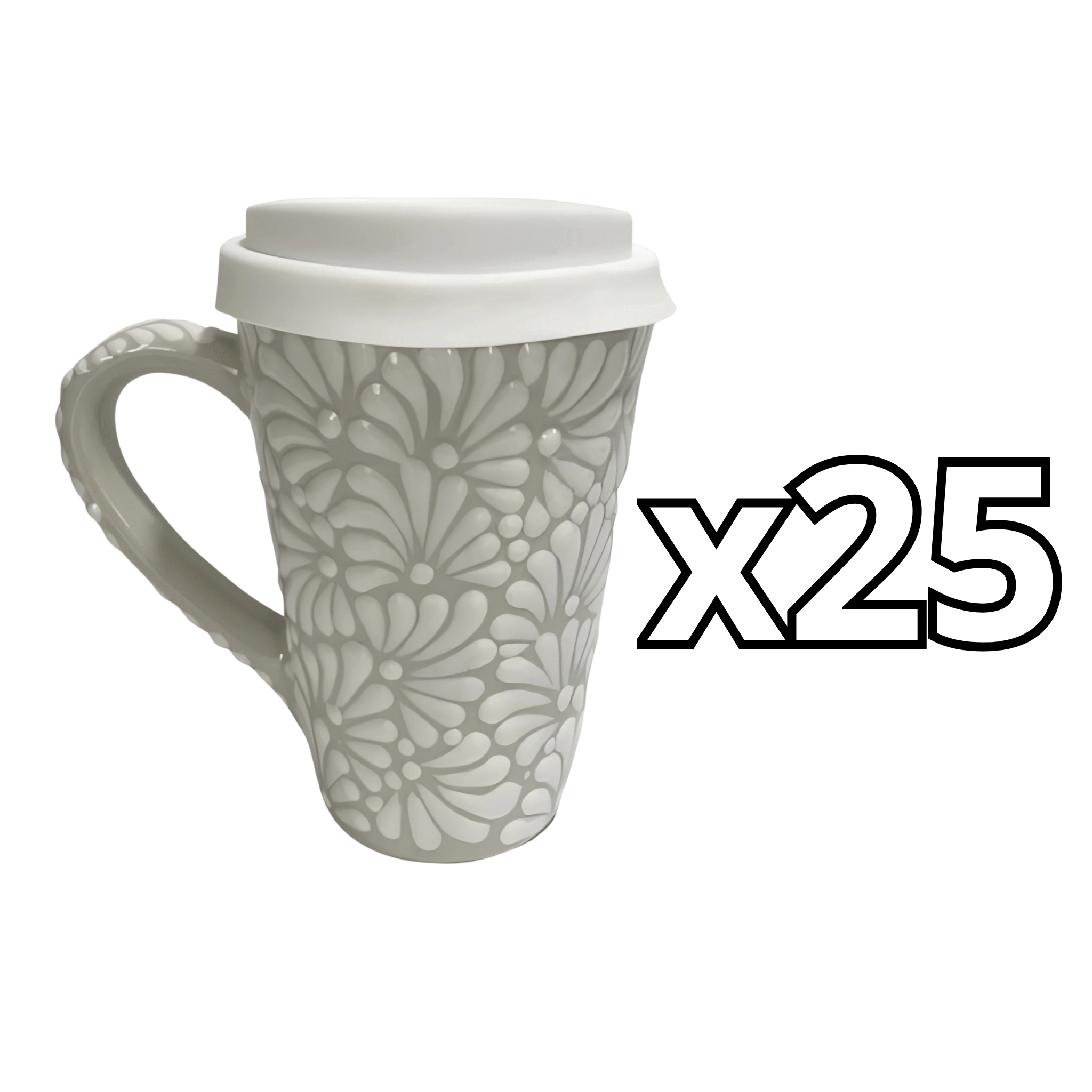 TERMO CON ASA 15 CM FONDO TRADICIONAL MIK BLANCO
