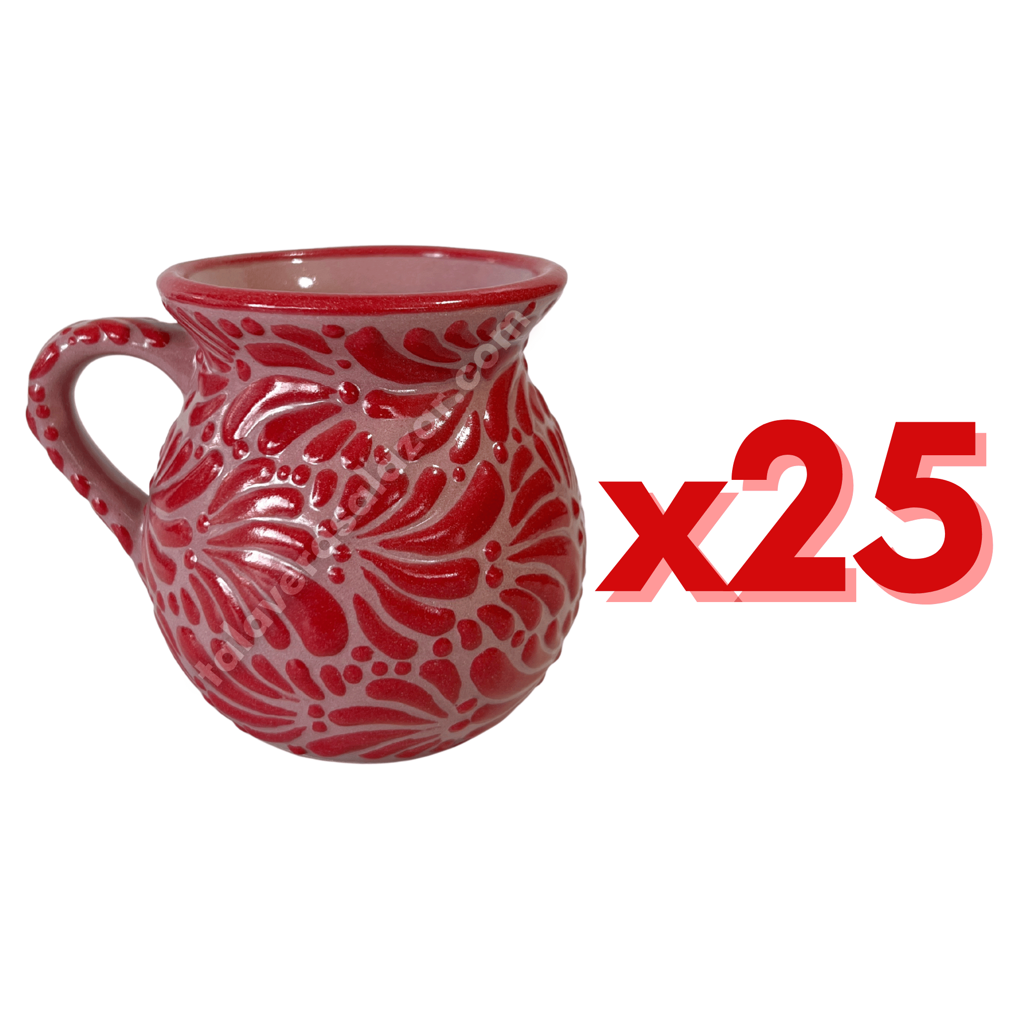 JARRO FONDO ROSA MIK ROJO