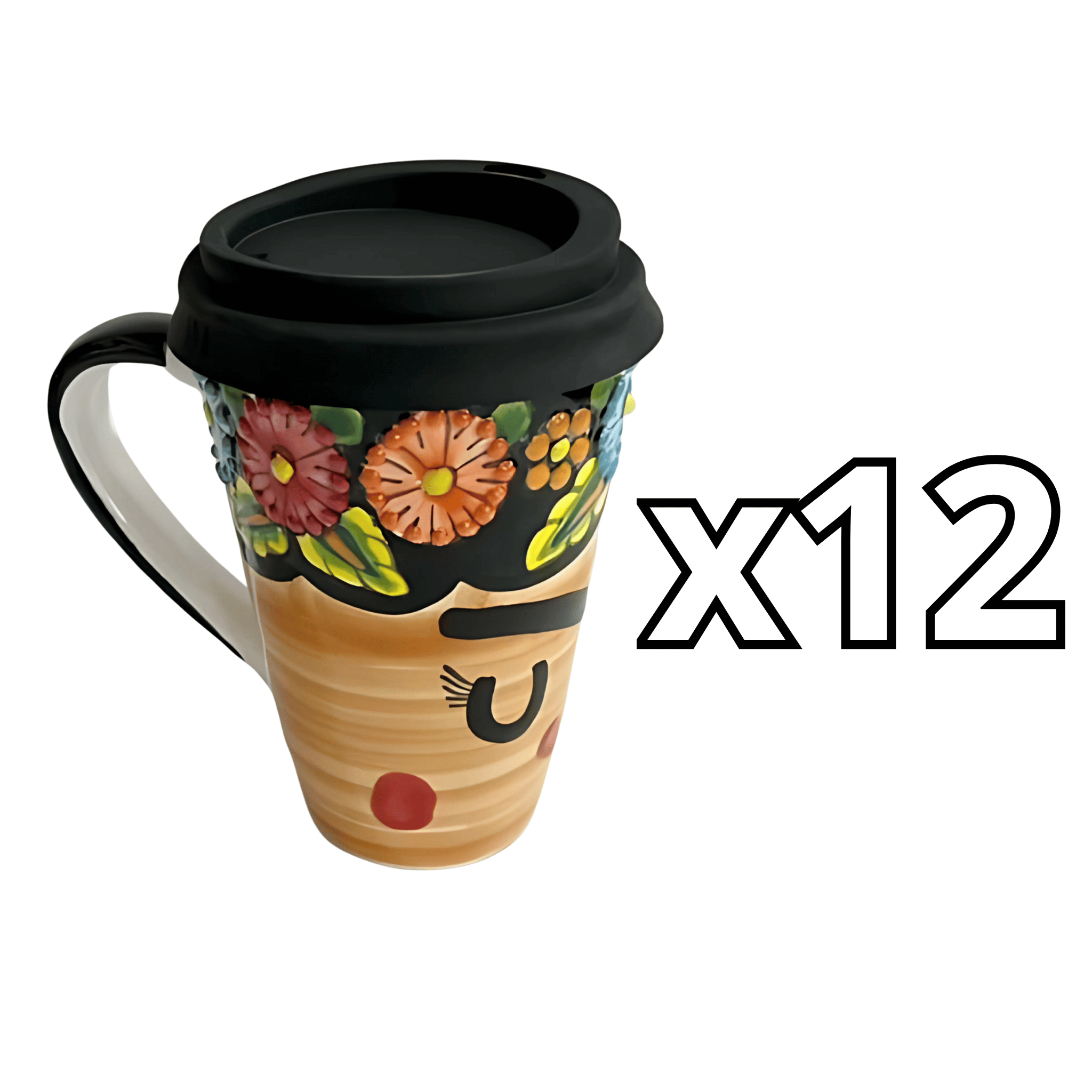 TERMO CON ASA 15 CM MEXICANITA