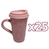 TERMO CON ASA 15 CM FONDO ROSA MIK ROSA