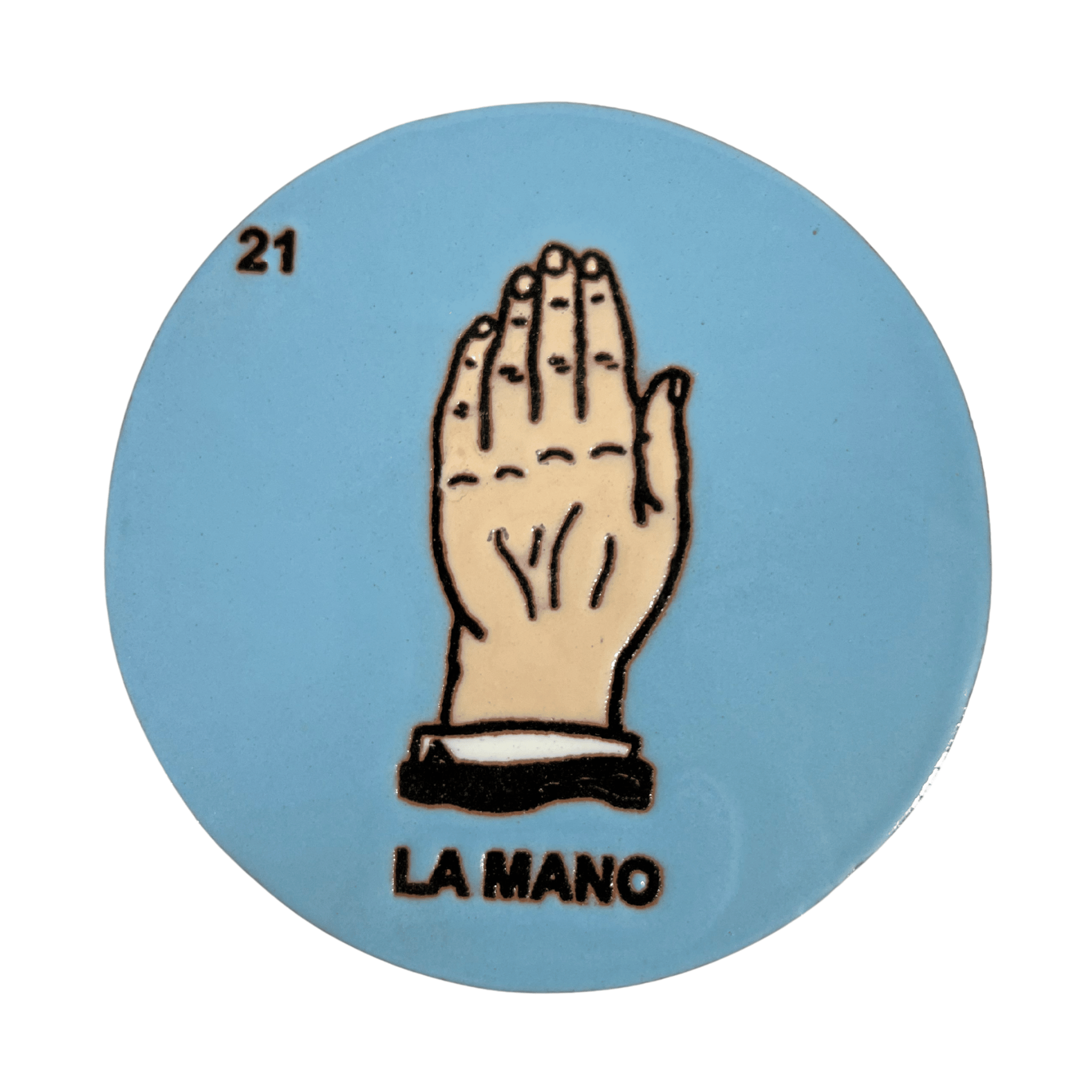 PORTAVASOS LOTERIA LA MANO