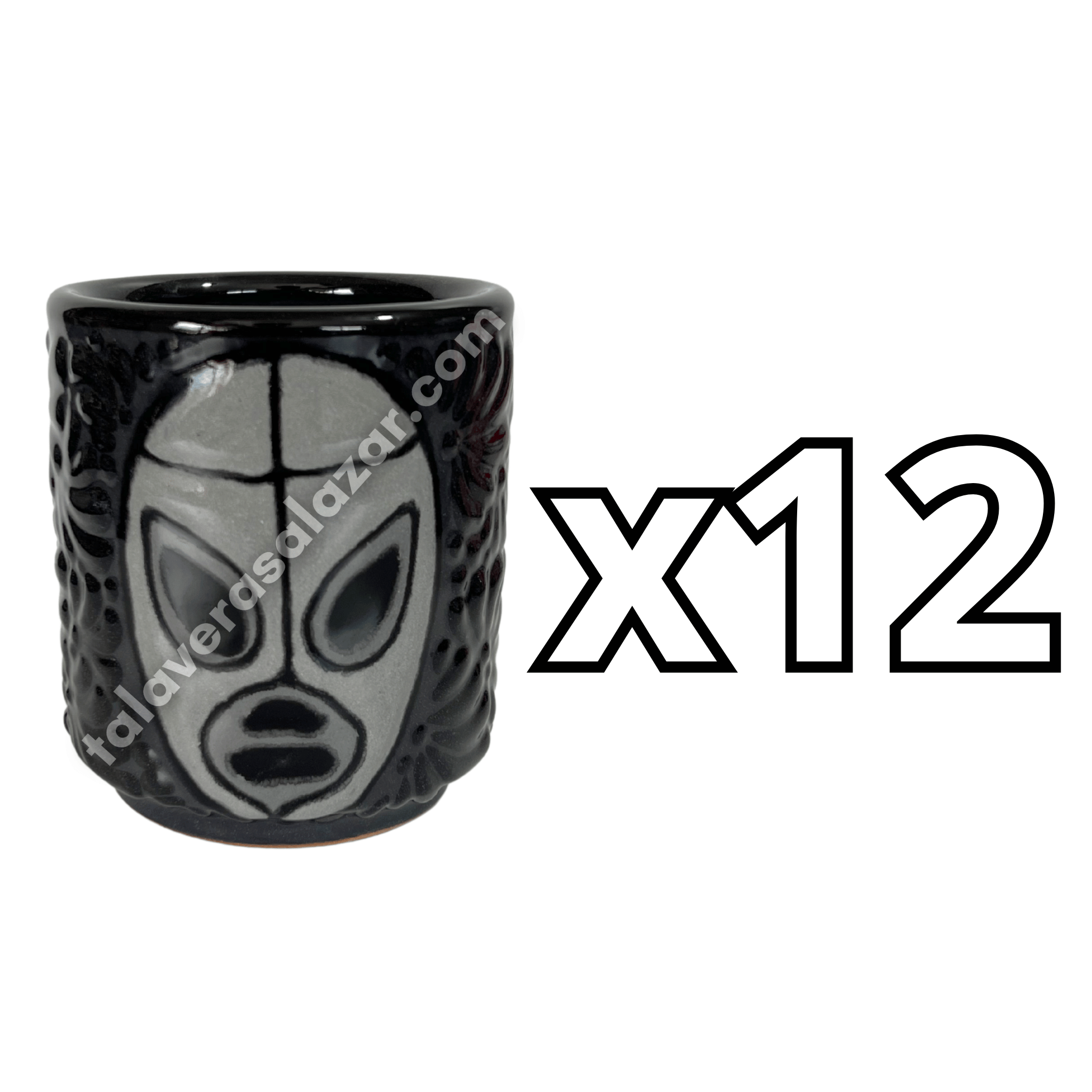 TAZA RECTA ESTANDAR MIK SUPER BLACK LUCHADOR