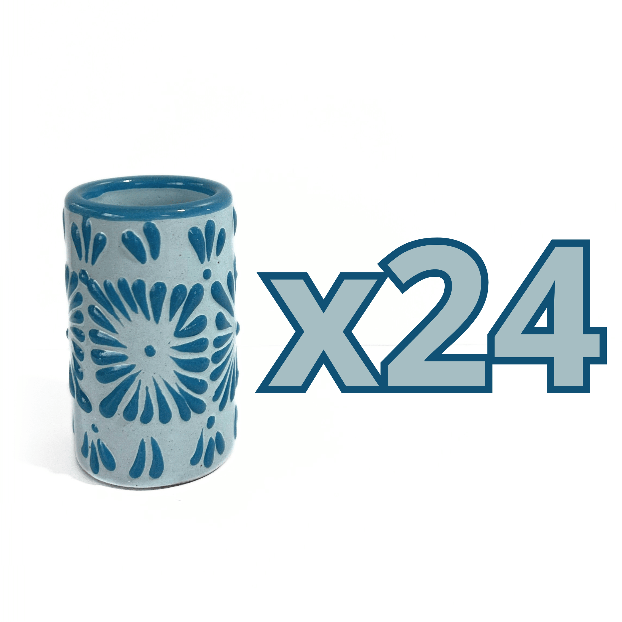 TEQUILERO NO PERSONALIZADO FONDO BABY BLUE CENEFA AZUL TURQUESA