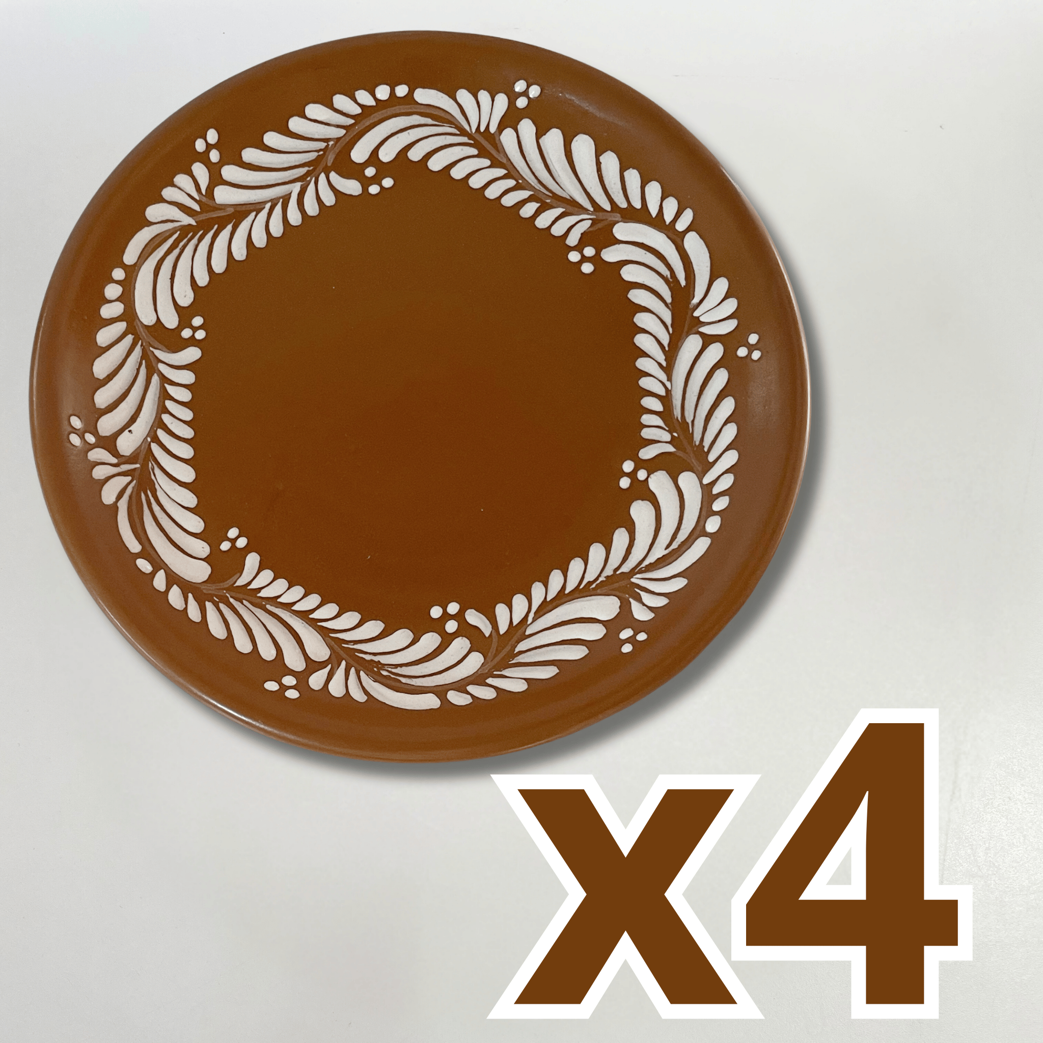 PLATO PLANO FONDO CAFE CENEFA BLANCO