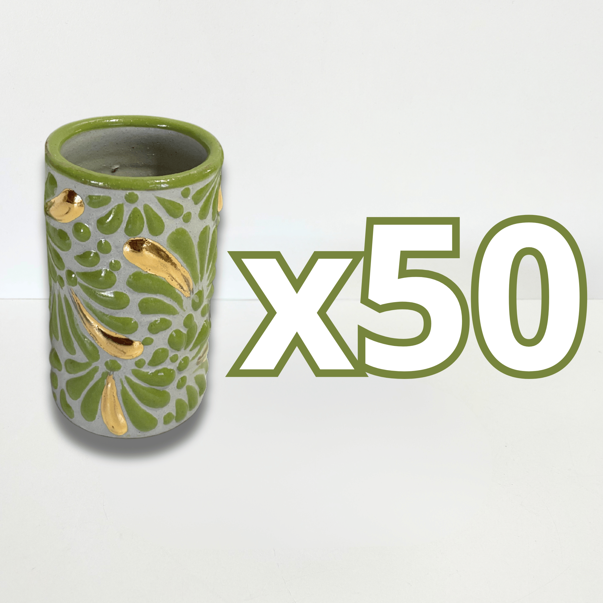 TEQUILERO NO PERSONALIZADO FONDO TRADICIONAL MIK VERDE LIMON DESTELLOS DE ORO