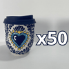 TERMO BOLITA FONDO TRADICIONAL MIK AZUL COBALTO SAGRADO CORAZON AZUL