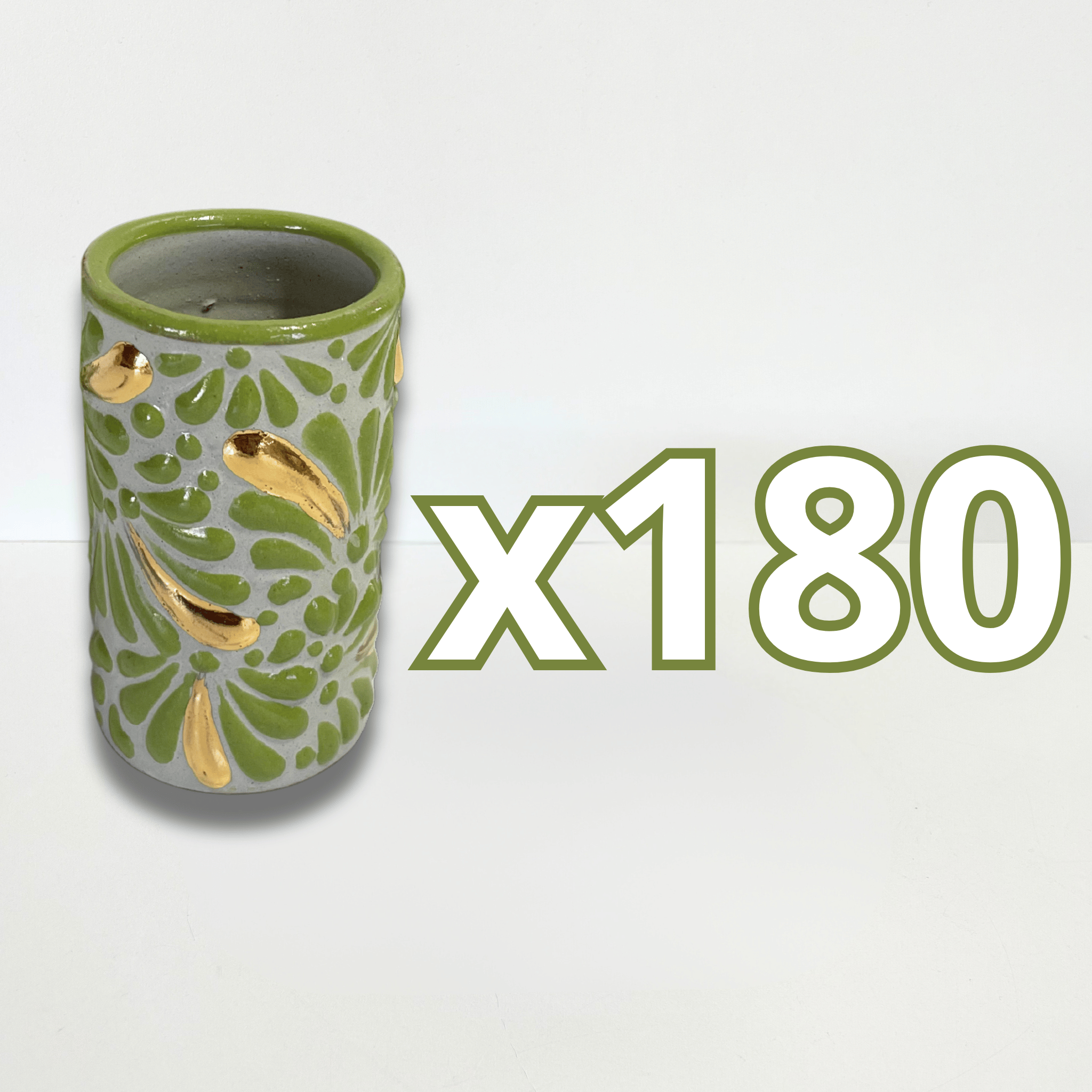 TEQUILERO NO PERSONALIZADO FONDO TRADICIONAL MIK VERDE LIMON DESTELLOS DE ORO