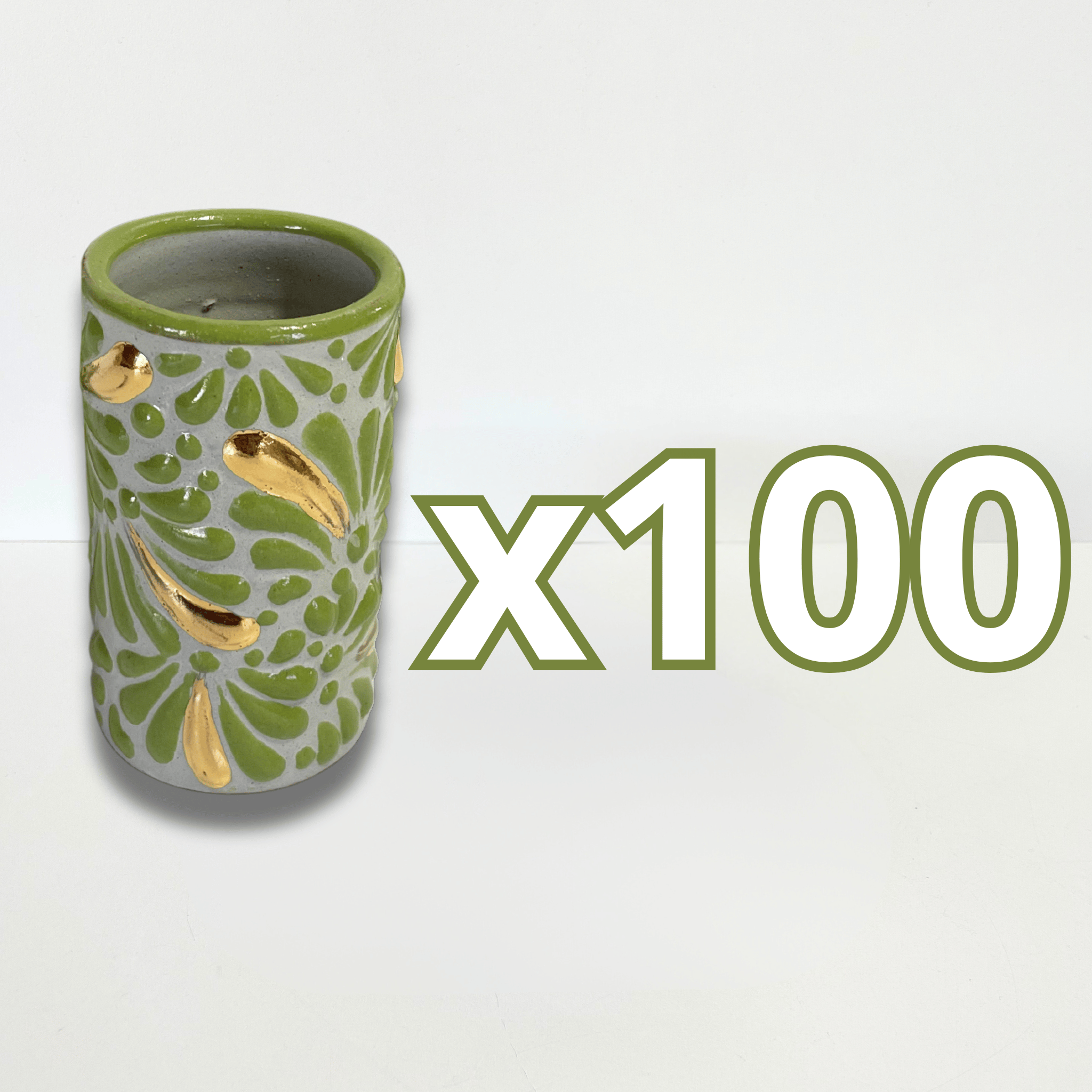 TEQUILERO NO PERSONALIZADO FONDO TRADICIONAL MIK VERDE LIMON DESTELLOS DE ORO