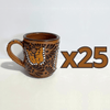 TAZA RECTA ESTANDAR FONDO CAFE MIK CAFE CHOCOLATE MARIPOSAS