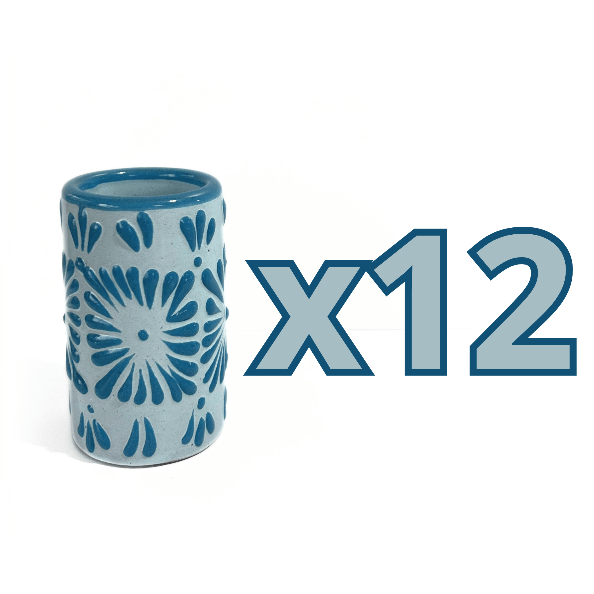 TEQUILERO NO PERSONALIZADO FONDO BABY BLUE CENEFA AZUL TURQUESA