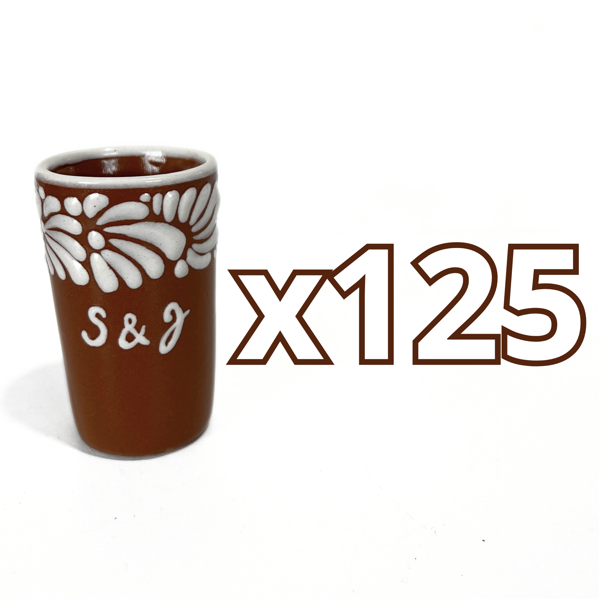TEQUILERO INICIALES FONDO CAFE MIK CENEFA BLANCO PERSONALIZADO