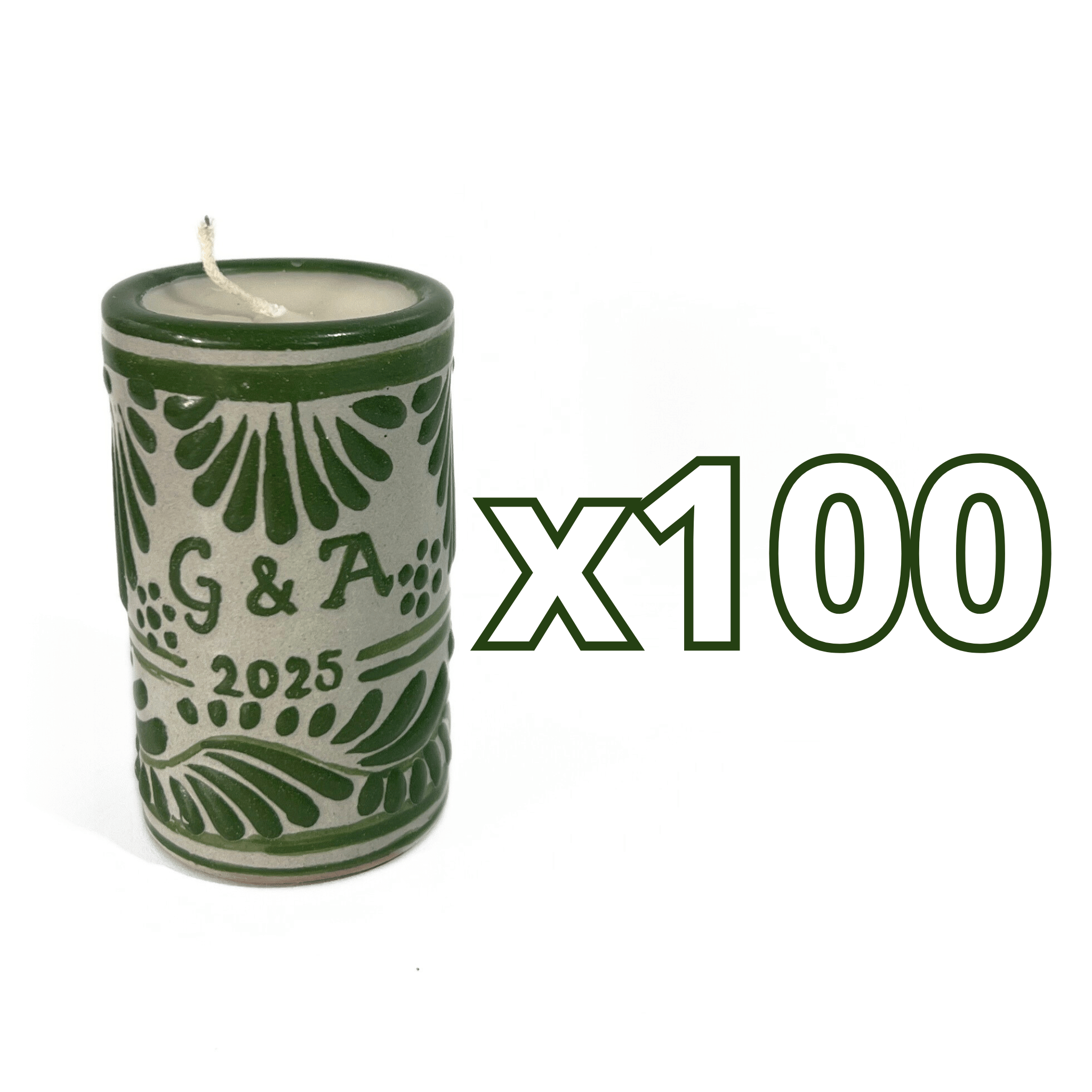 TEQUIVELA 8 CARACTERES FONDO TRADICIONAL CENEFA VERDE BANDERA PERSONALIZADA