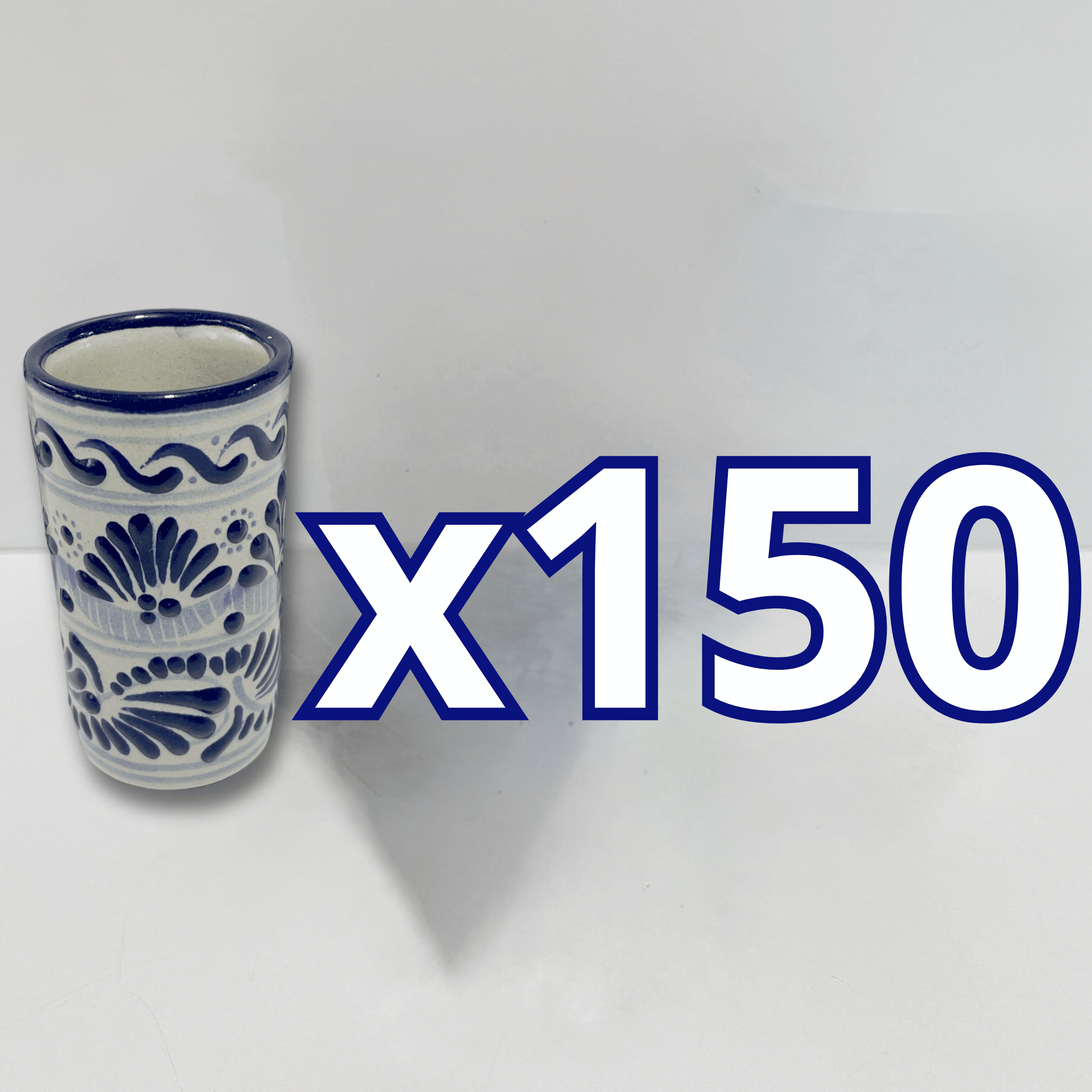 TEQUILERO NO PERSONALIZADO FONDO TRADICIONAL CENEFA CLASICO AZUL COBALTO