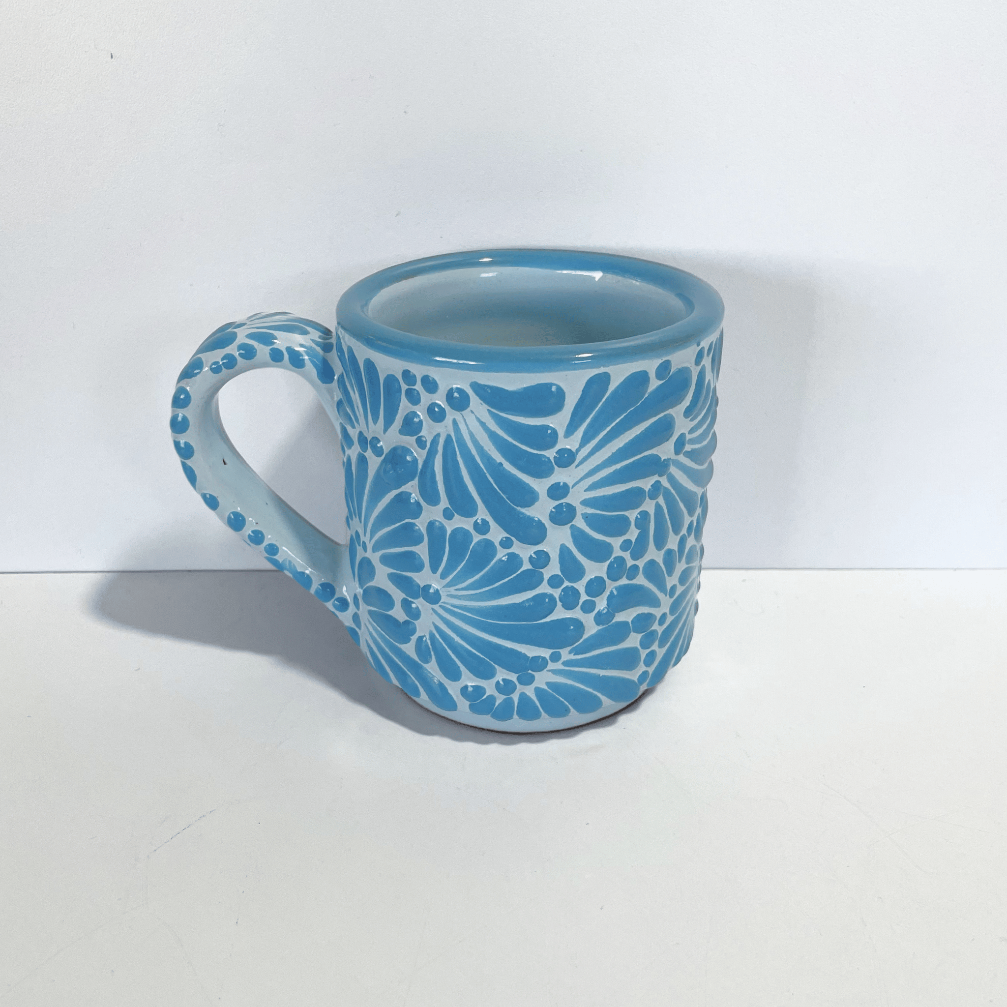 TAZA RECTA ESTANDAR FONDO BABY BLUE MIK AZUL TURQUESA