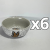 TAZON 15 CM FONDO TRADICIONAL MIK BLANCO MARIPOSAS