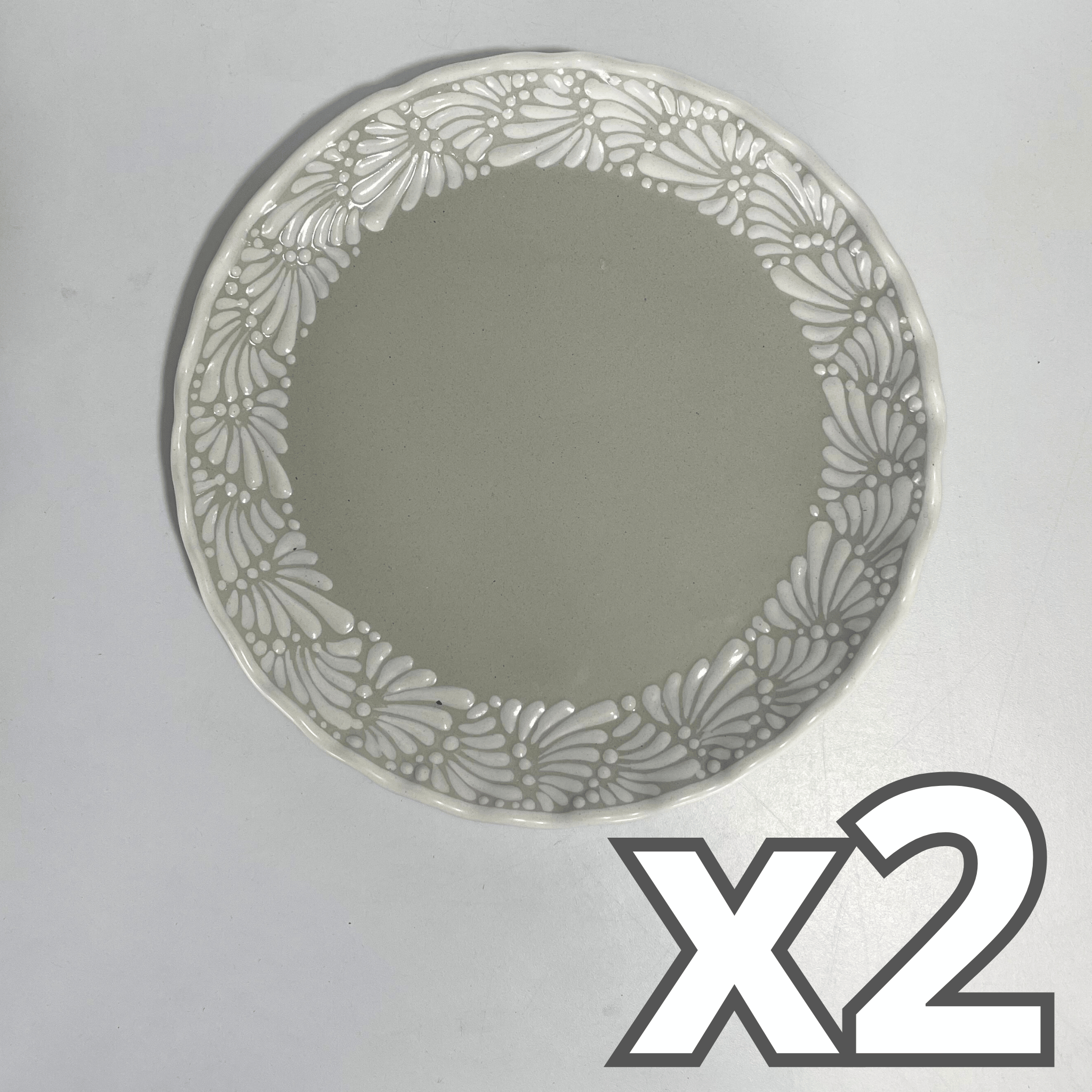 PLATO ONDULADO FONDO TRADICIONAL MIK CENEFA BLANCO