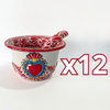 SALSERA SAGRADO CORAZON FONDO BLANCO CENEFA MIK ROJO