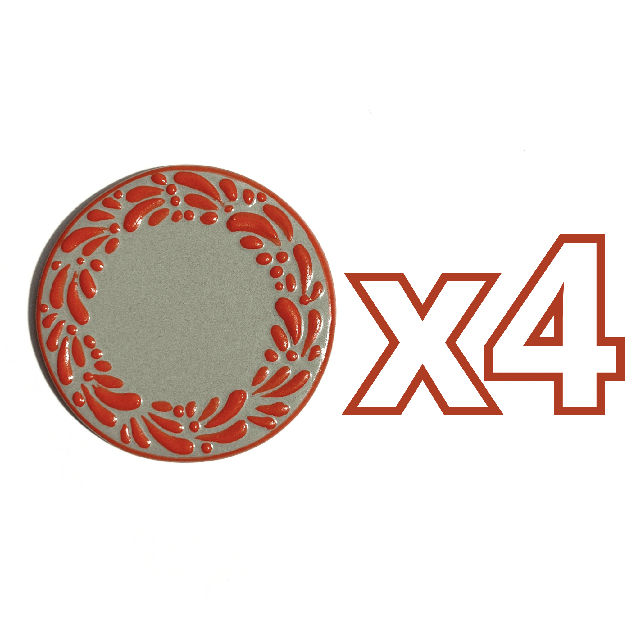 PORTA VASO FONDO TRADICIONAL MIK CENEFA NARANJA