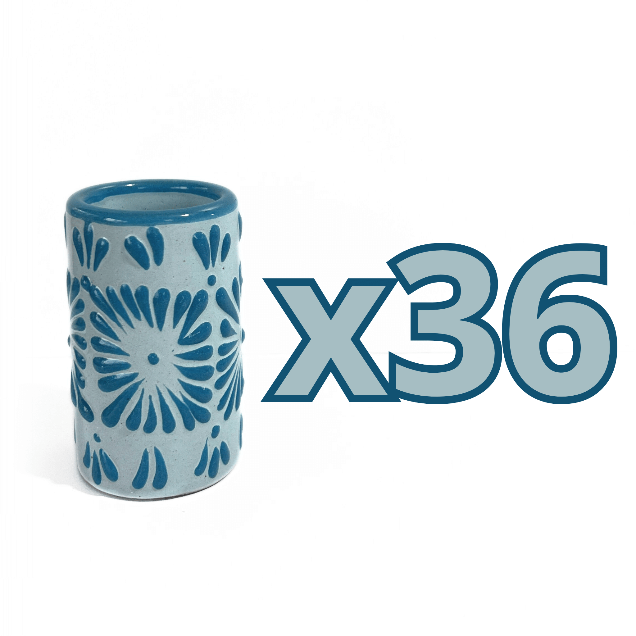 TEQUILERO NO PERSONALIZADO FONDO BABY BLUE CENEFA AZUL TURQUESA