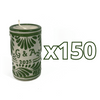 TEQUIVELA 8 CARACTERES FONDO TRADICIONAL CENEFA VERDE BANDERA PERSONALIZADA