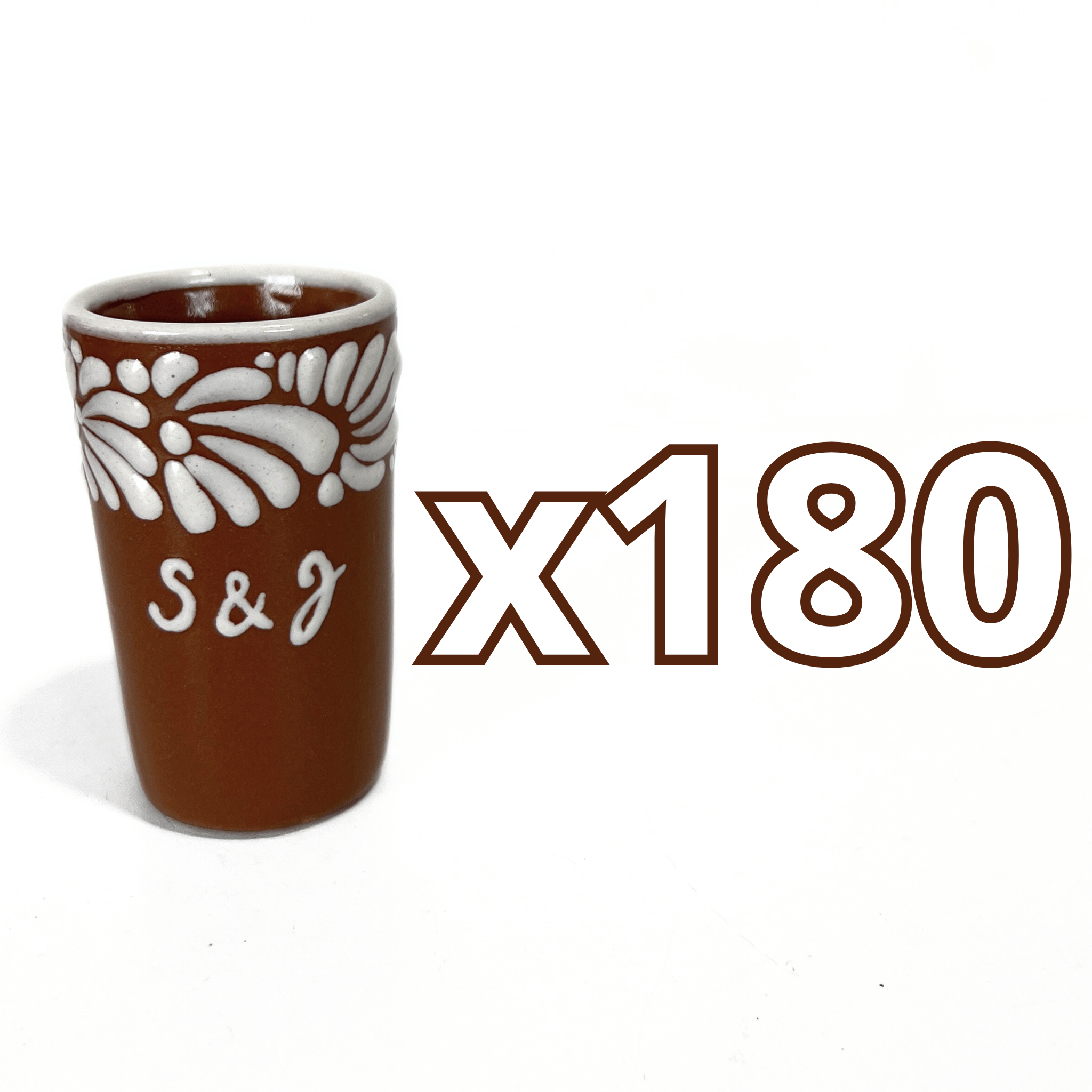 TEQUILERO INICIALES FONDO CAFE MIK CENEFA BLANCO PERSONALIZADO