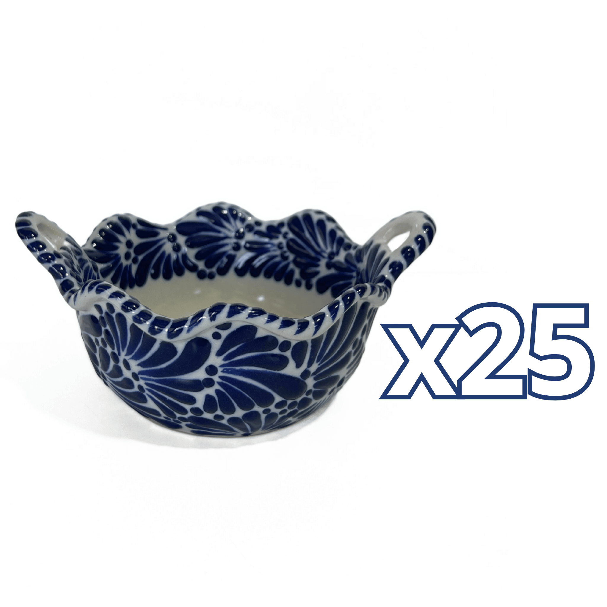CAZUELA CHICA FONDO TRADICIONAL MIK AZUL COBALTO