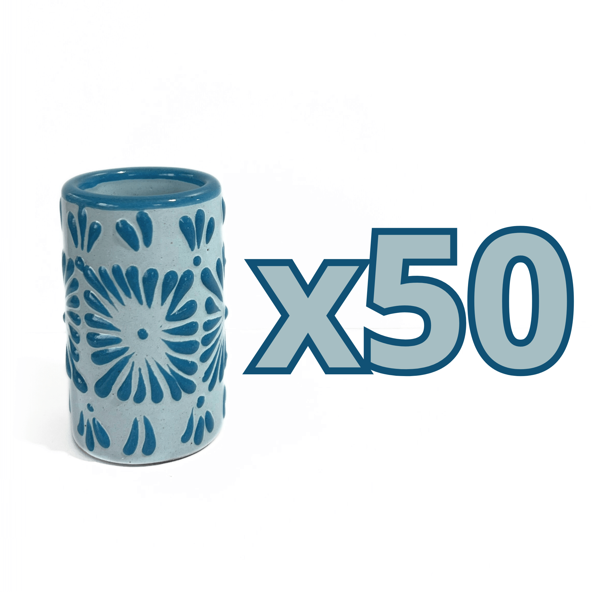 TEQUILERO NO PERSONALIZADO FONDO BABY BLUE CENEFA AZUL TURQUESA