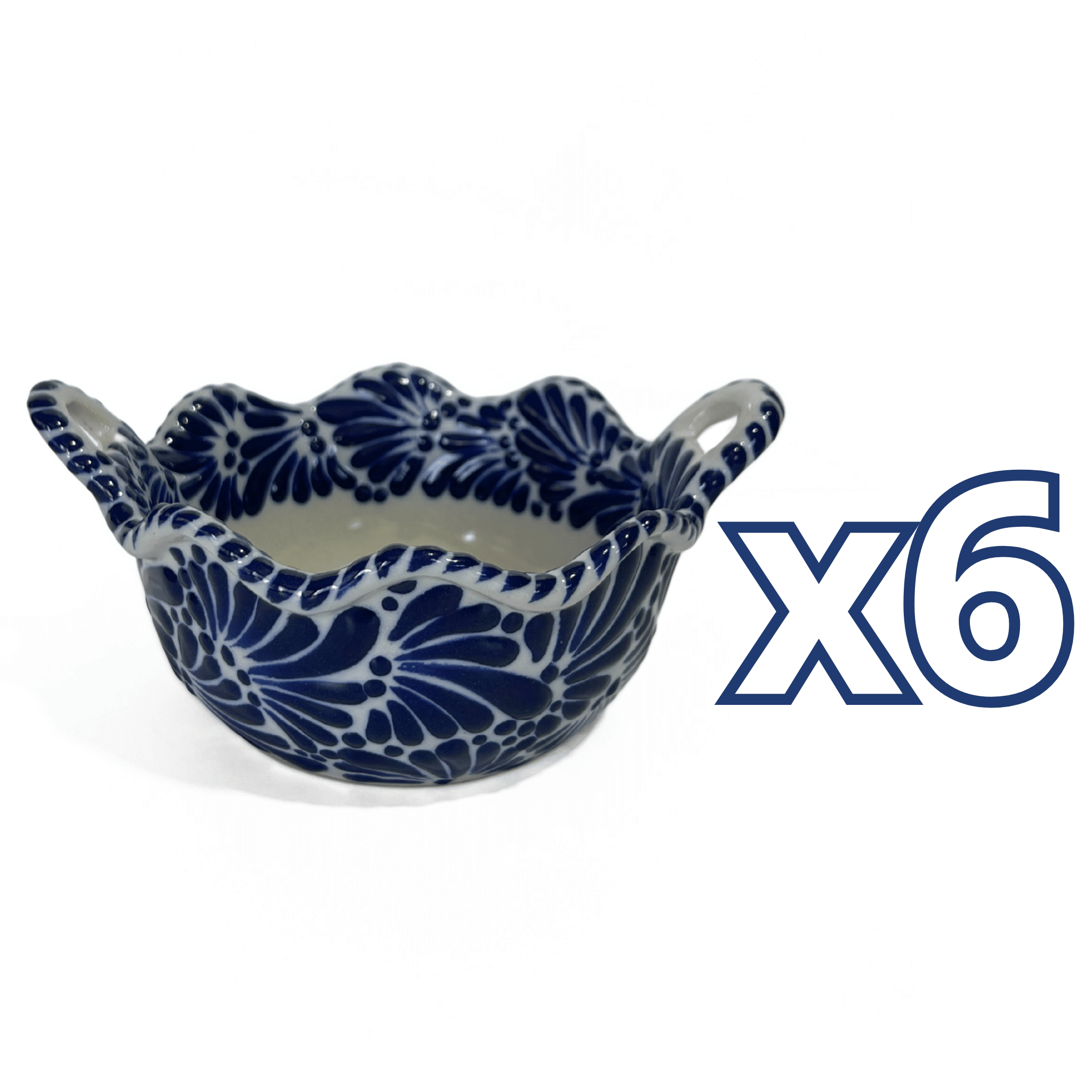 CAZUELA CHICA FONDO TRADICIONAL MIK AZUL COBALTO