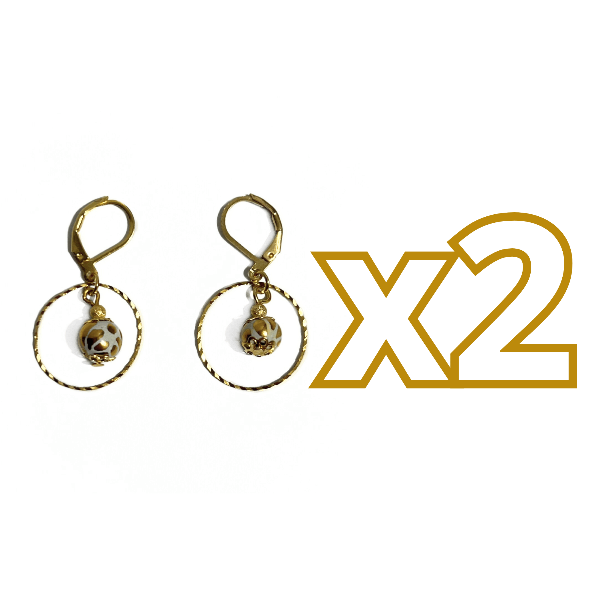 ARETES ARO ESFERA FONDO TRADICIONAL DESTELLOS DE ORO