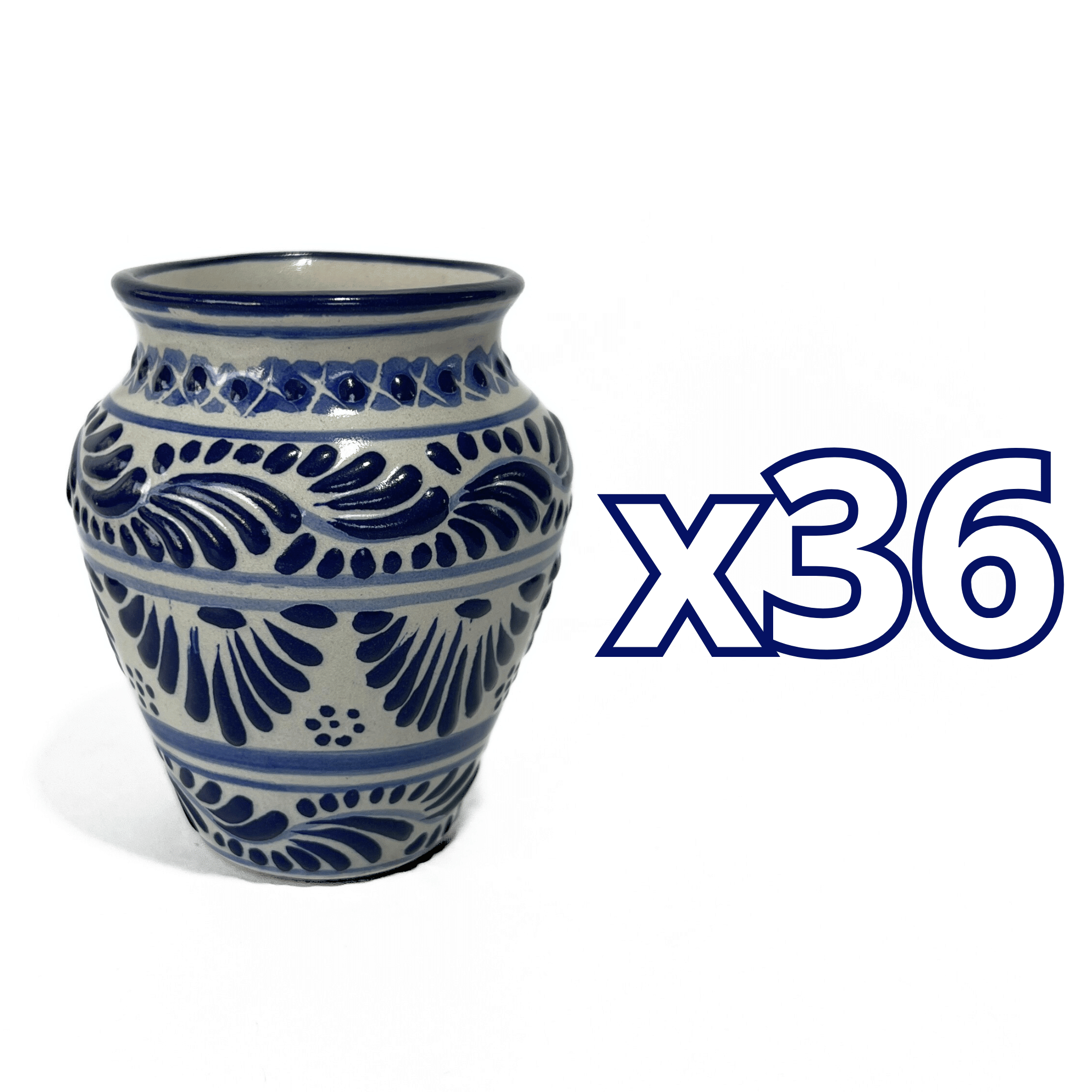 CANTARITO NO PERSONALIZADO FONDO TRADICIONAL CENEFA AZUL COBALTO