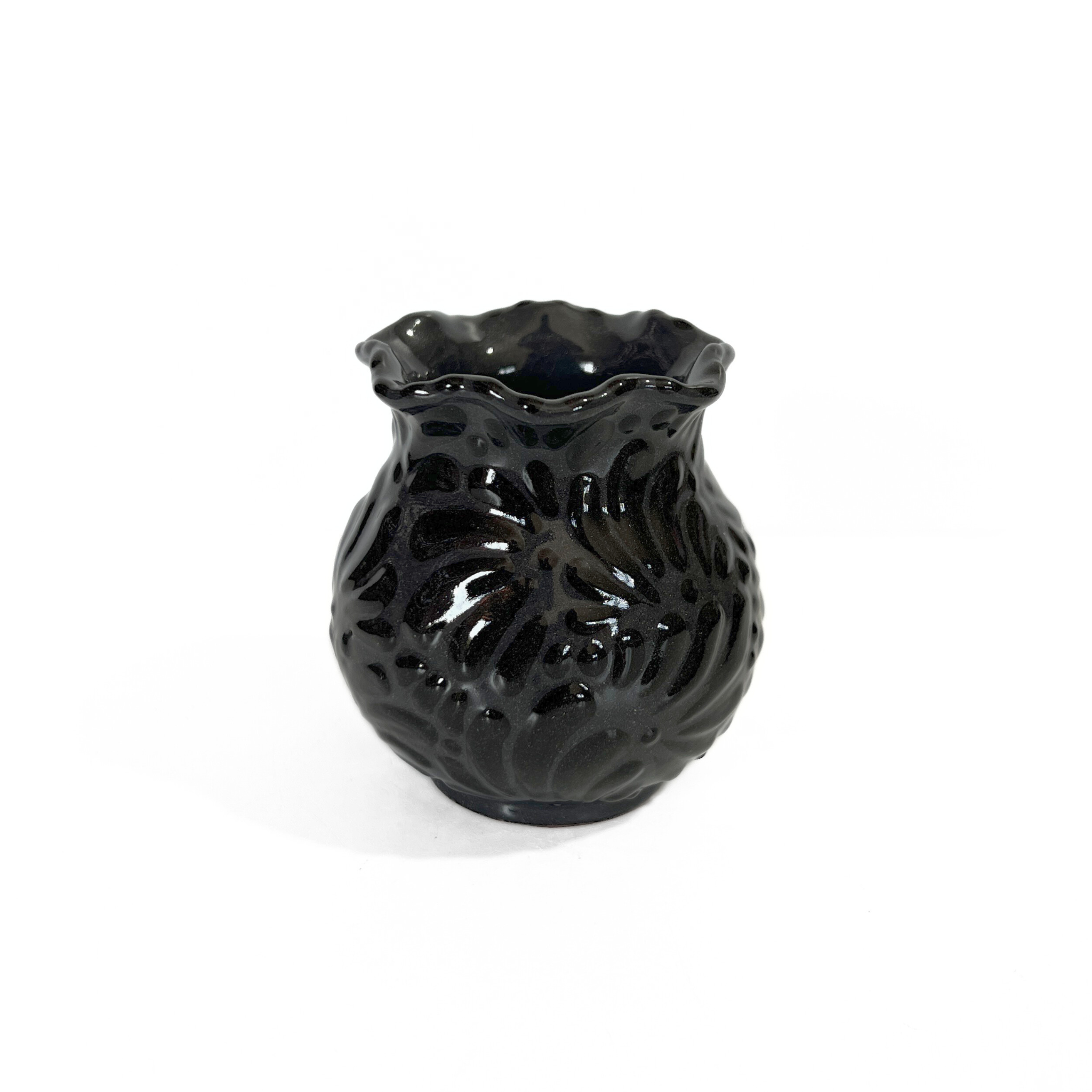 FLORERO ONDAS 8 CM MIK SUPER BLACK