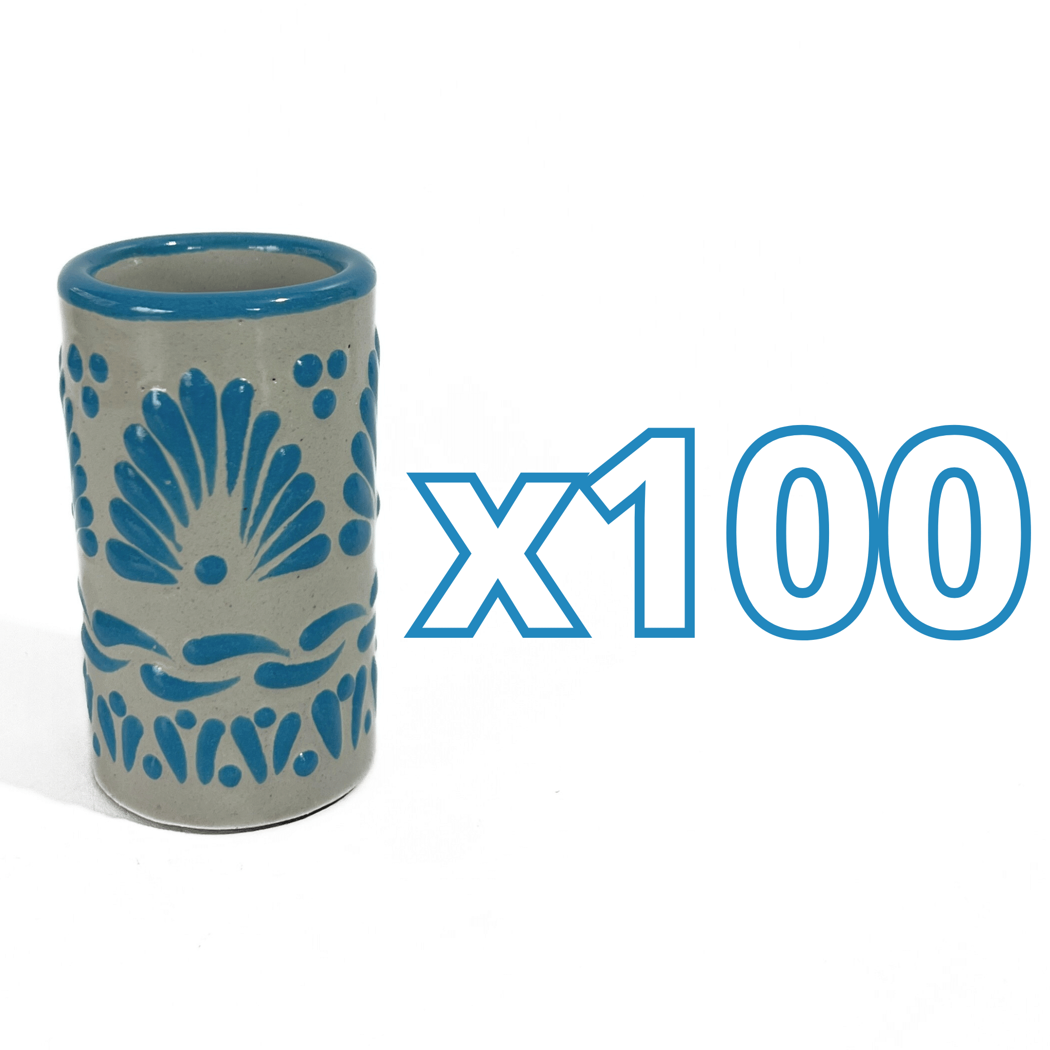 TEQUILERO NO PERSONALIZADO FONDO BABY BLUE CENEFA ABANICO AZUL TURQUESA