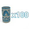 TEQUILERO NO PERSONALIZADO FONDO BABY BLUE CENEFA ABANICO AZUL TURQUESA