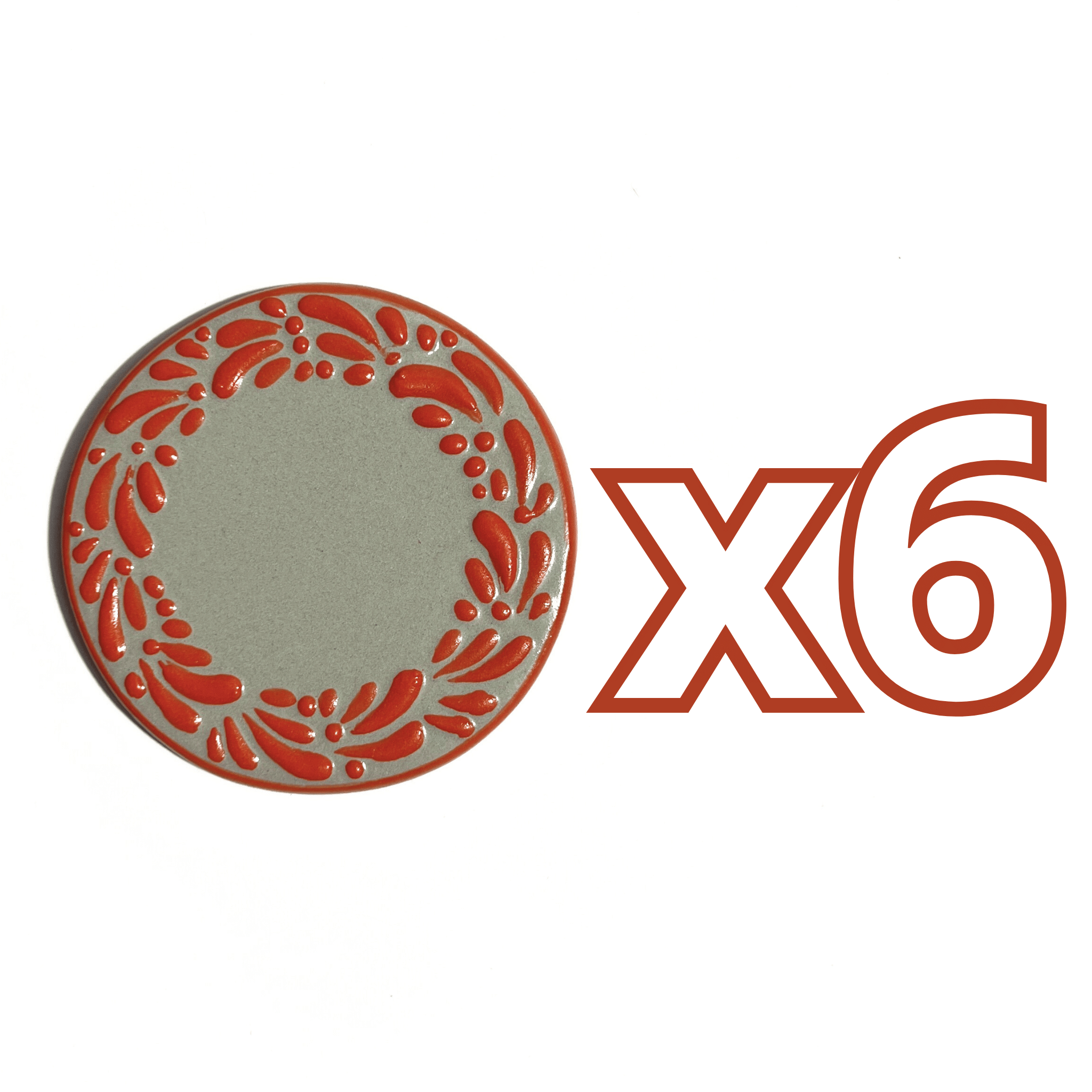 PORTA VASO FONDO TRADICIONAL MIK CENEFA NARANJA