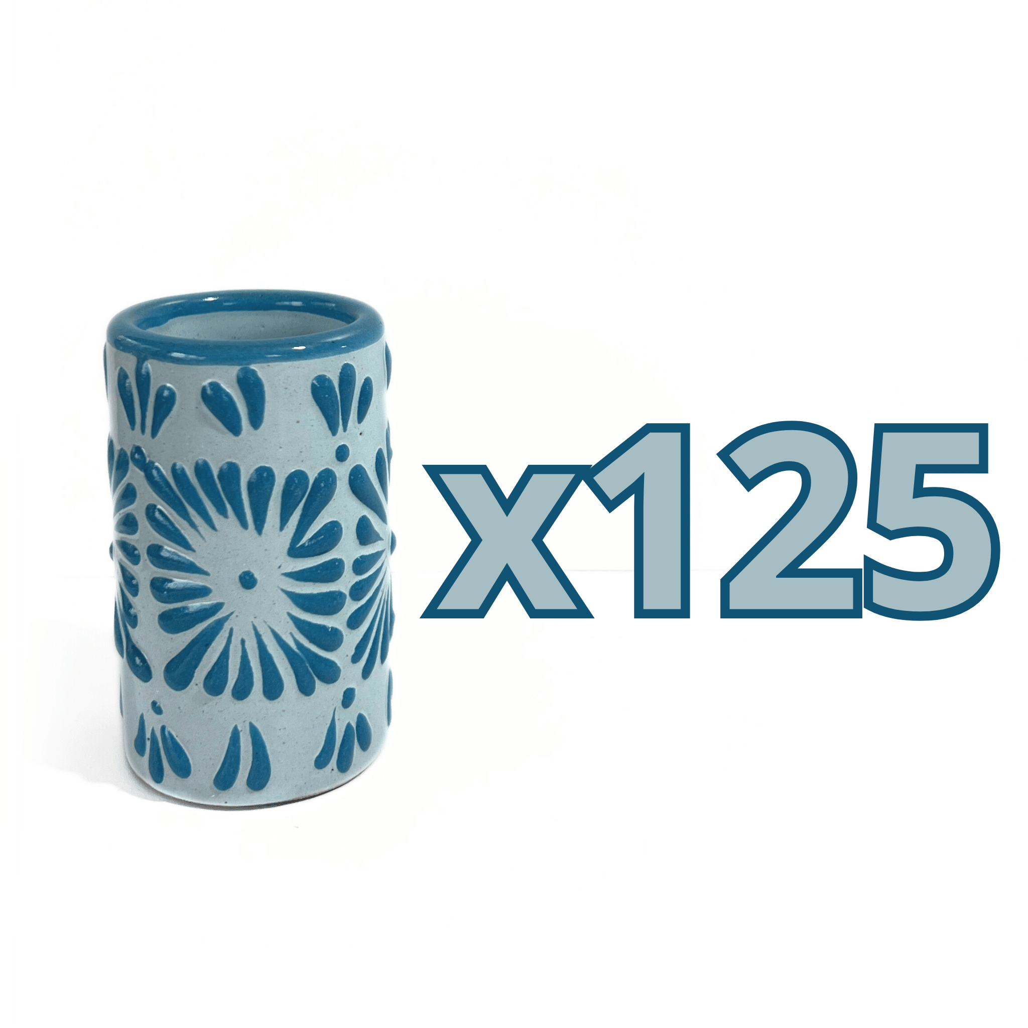 TEQUILERO NO PERSONALIZADO FONDO BABY BLUE CENEFA AZUL TURQUESA
