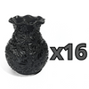FLORERO ONDAS 17 CM NO PERSONALIZADO MIK SUPER BLACK