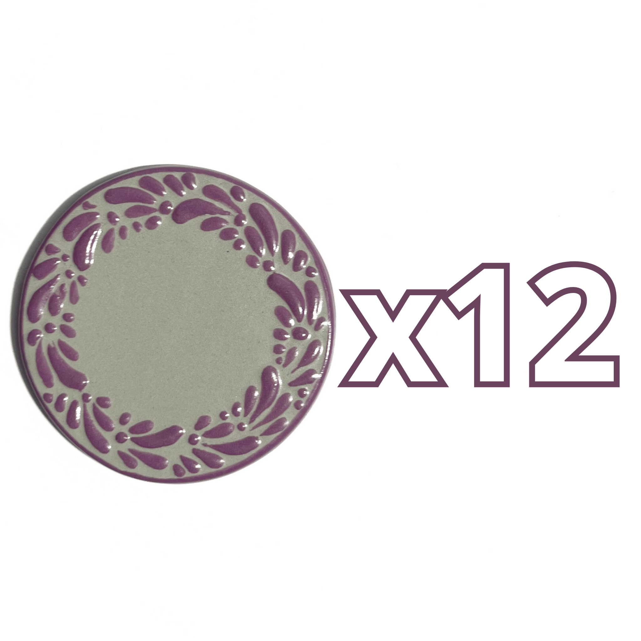 PORTA VASO FONDO TRADICIONAL MIK CENEFA MORADO