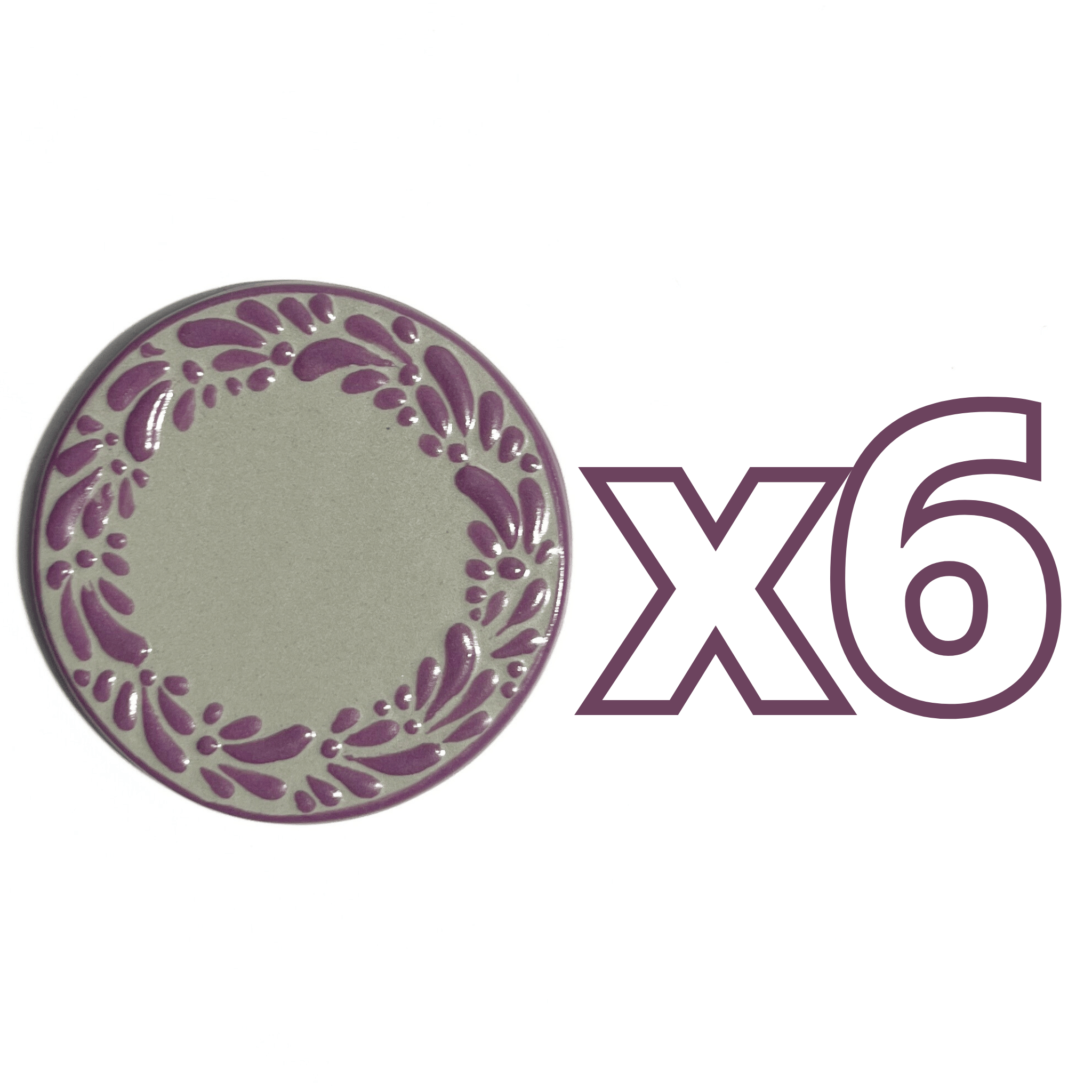 PORTA VASO FONDO TRADICIONAL MIK CENEFA MORADO