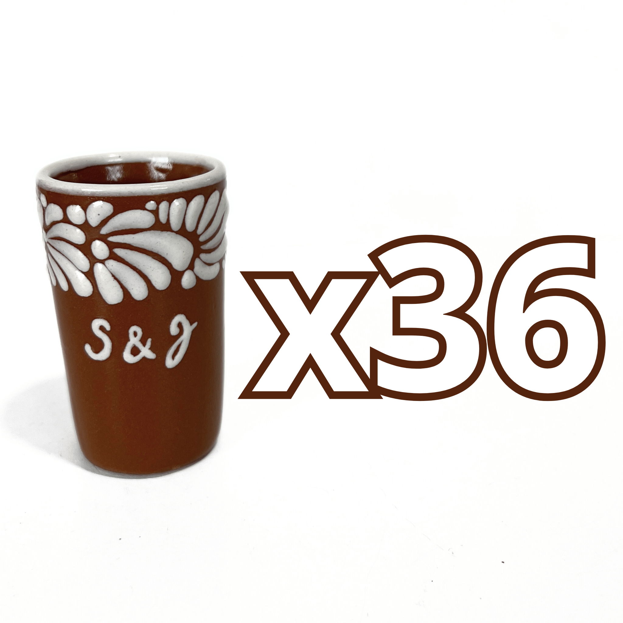 TEQUILERO INICIALES FONDO CAFE MIK CENEFA BLANCO PERSONALIZADO