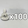 PAQUETE CAMPANA 5 CM PERSONALIZADO FONDO TRADICIONAL MIK BLANCO INICIALES